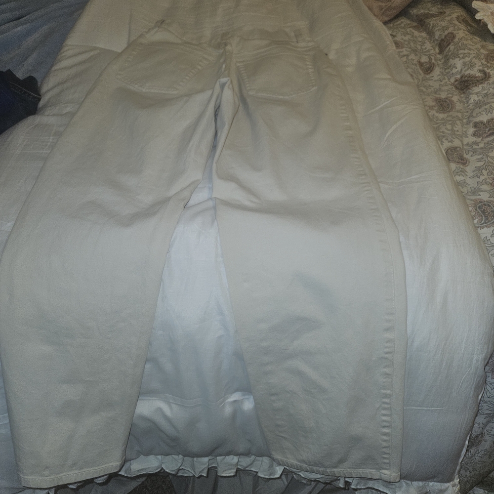 Ralph Lauren Women's White Boyfriend Jeans Size 8